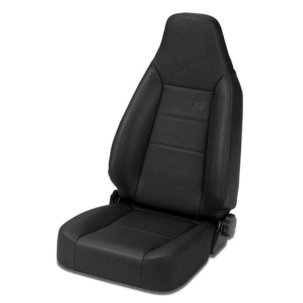 Bestop Trailmax II Sport Front High Back Bucket Seat For Jeep 1976-1986 CJ7 All Vinyl 39434-15 - main